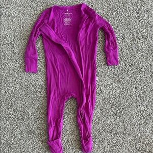 Posh Peanut Magenta Kids One Piece Footie